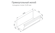 Желоб. Схема