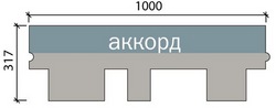 Схема нарезки Шинглас Ультра Фокстрот